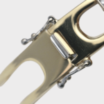 Bracciale Rigido con Nome e Diamanti Thumbnail 5